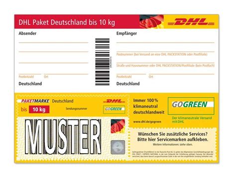 paketkarte ausdrucken.